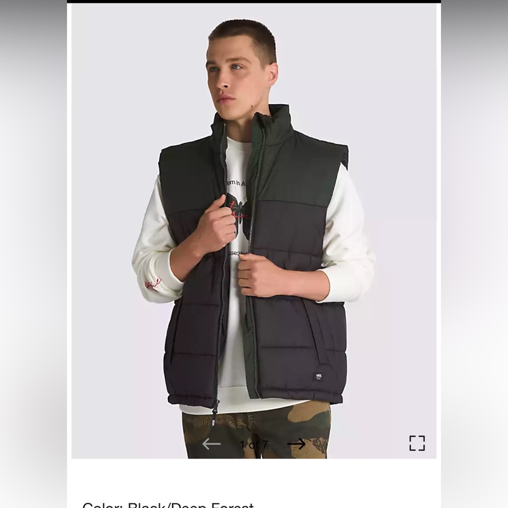 Vans Men’s Norris MTE-1 Puffer Vest.